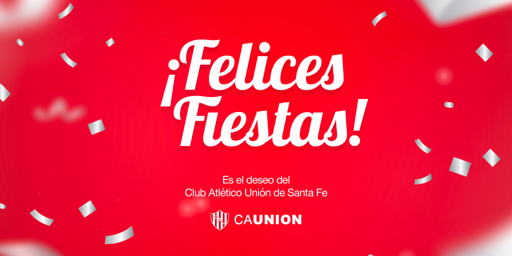 ¡El Club Unión les desea Felices Fiestas!