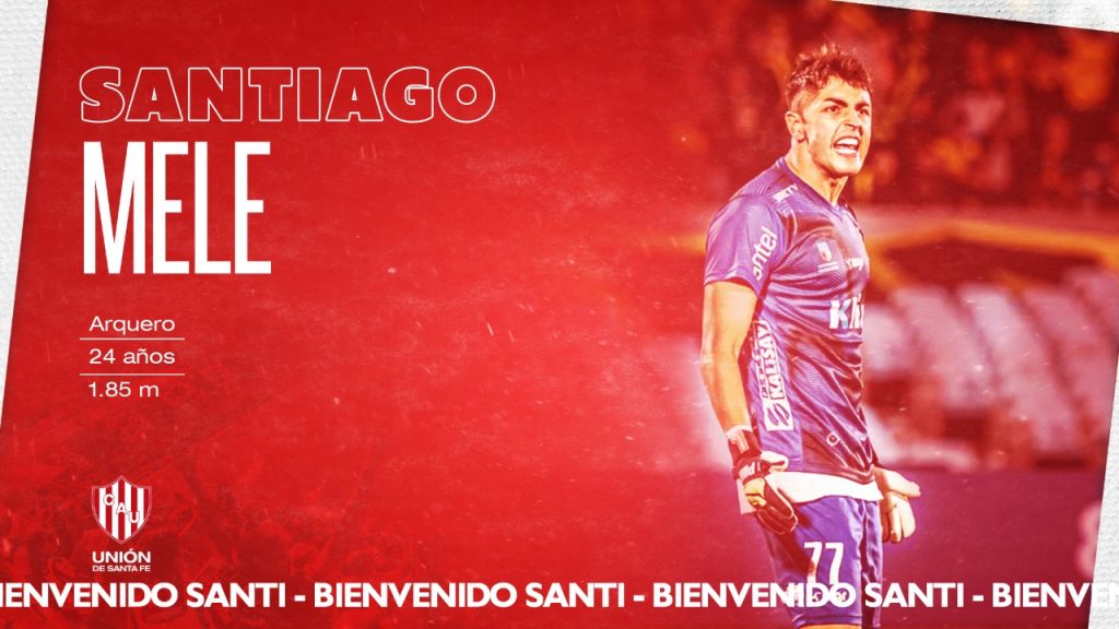 Santiago Mele, nuevo jugador de Unión