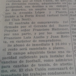 El Litoral, 10/6/1926. Primera reunión efectuada en la vieja sede de Humberto Primo 160