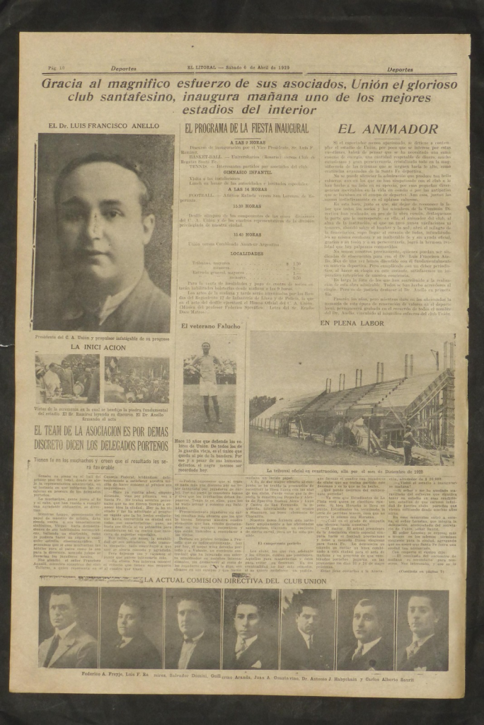 El Litoral, 6 de Abril de 1929