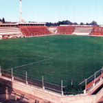 Vista de la platea Oeste, década de 1980