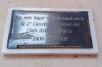 Placa ubicada en el rectado de la Universidad Nacional del Litoral