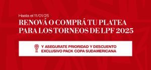 RENOVACIÓN Y COMPRA DE PLATEAS PARA LIGA PROFESIONAL 2025