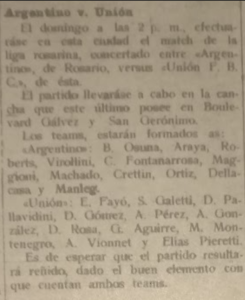 Diario Santa Fe, 31/05/1912
