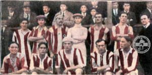 Equipo de Unión que enfrentó a NOB por la Copa de Honor "Cusenier", 1913