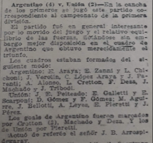 Diario La Capital, 05/05/1913