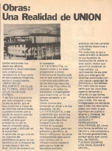 Revista Unión, Octubre de 1981